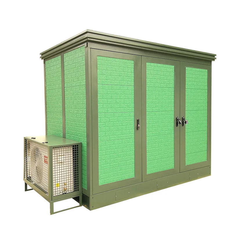 Industrial Outdoor Integrated Electronic Instrument Cover Stainless Steel Wood Grain Finish IP55 Galvanized Steel for 5G-boxintelecom