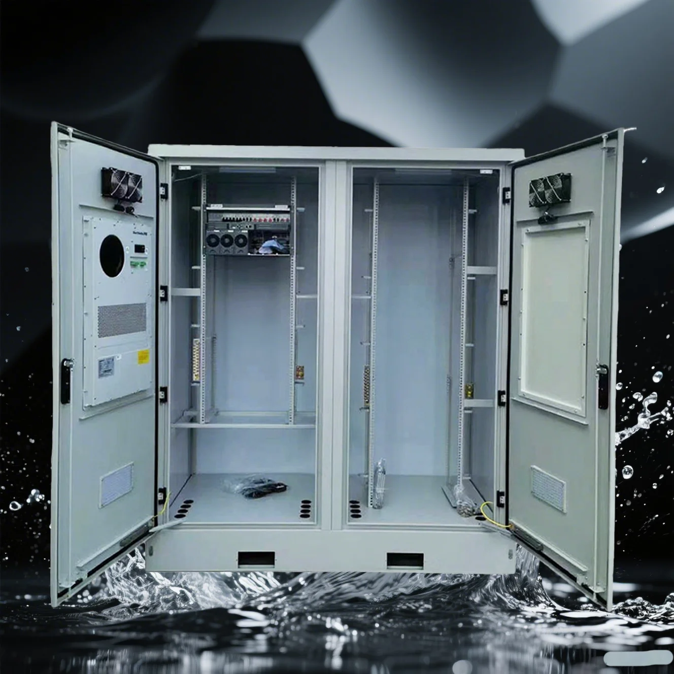 OEM Outdoor Integrated Power Equipment Cabinet Customizable Waterproof Dual-Cabin Enclosure Galvanized Steel Aluminum IP55 Metal-boxintelecom