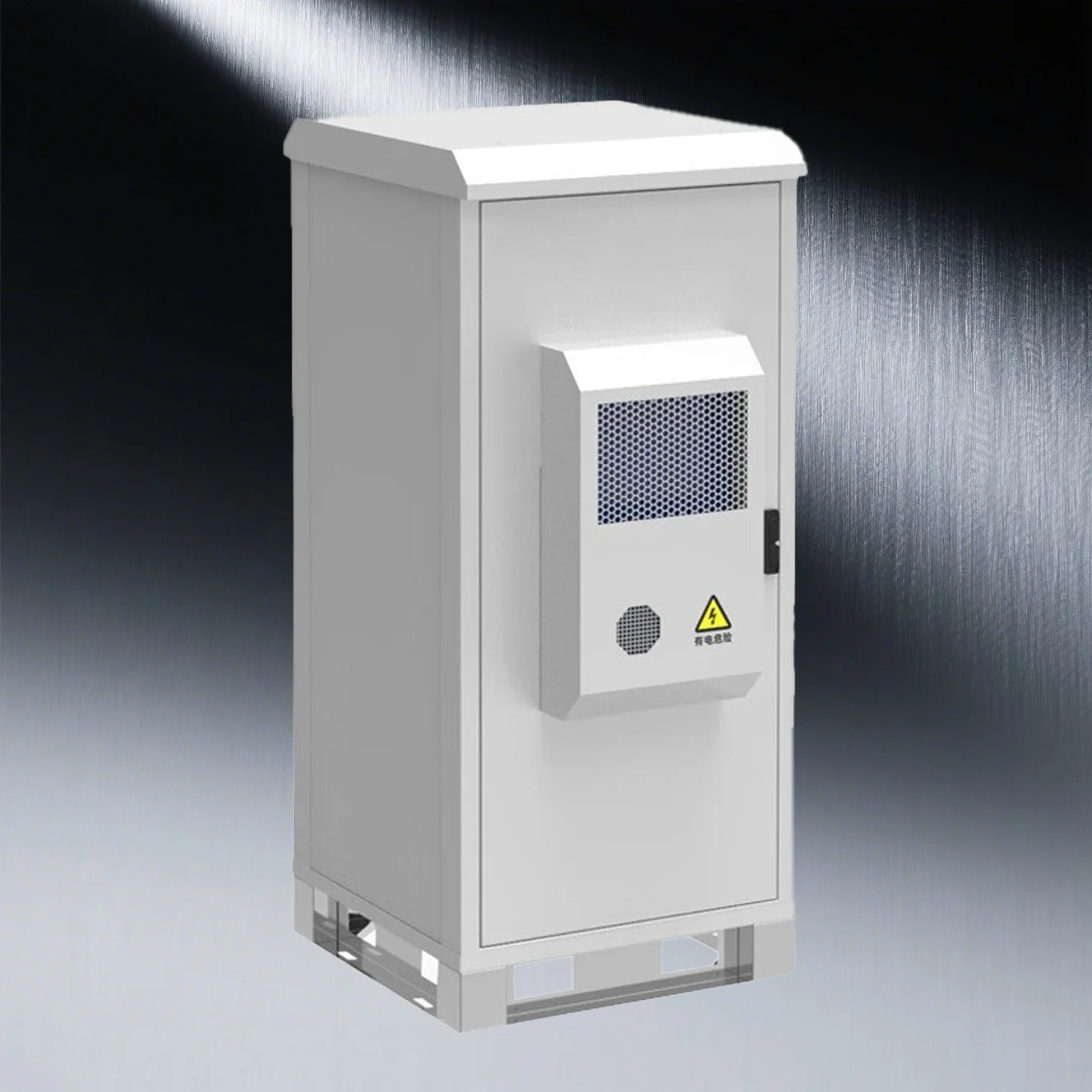 Galvanized Steel IP55 Waterproof Outdoor Enclosure 5G Base Station Integrated Equipment Cabinet Electronics Instrumentation RH-boxintelecom