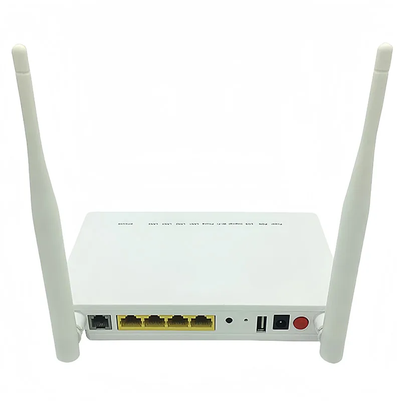 FTTH Fiber ONT Optic Network 1GE 3FE 1POTS 1USB 5DB External Antenna V8 F660 Epon Gpon Xpon Modem Terminal Router Wifi 6 ONU-boxintelecom