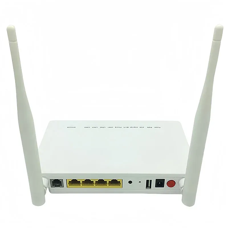 FTTH Fiber ONT Optic Network 1GE 3FE 1POTS 1USB 5DB External Antenna V8 F660 Epon Gpon Xpon Modem Terminal Router Wifi 6 ONU-boxintelecom