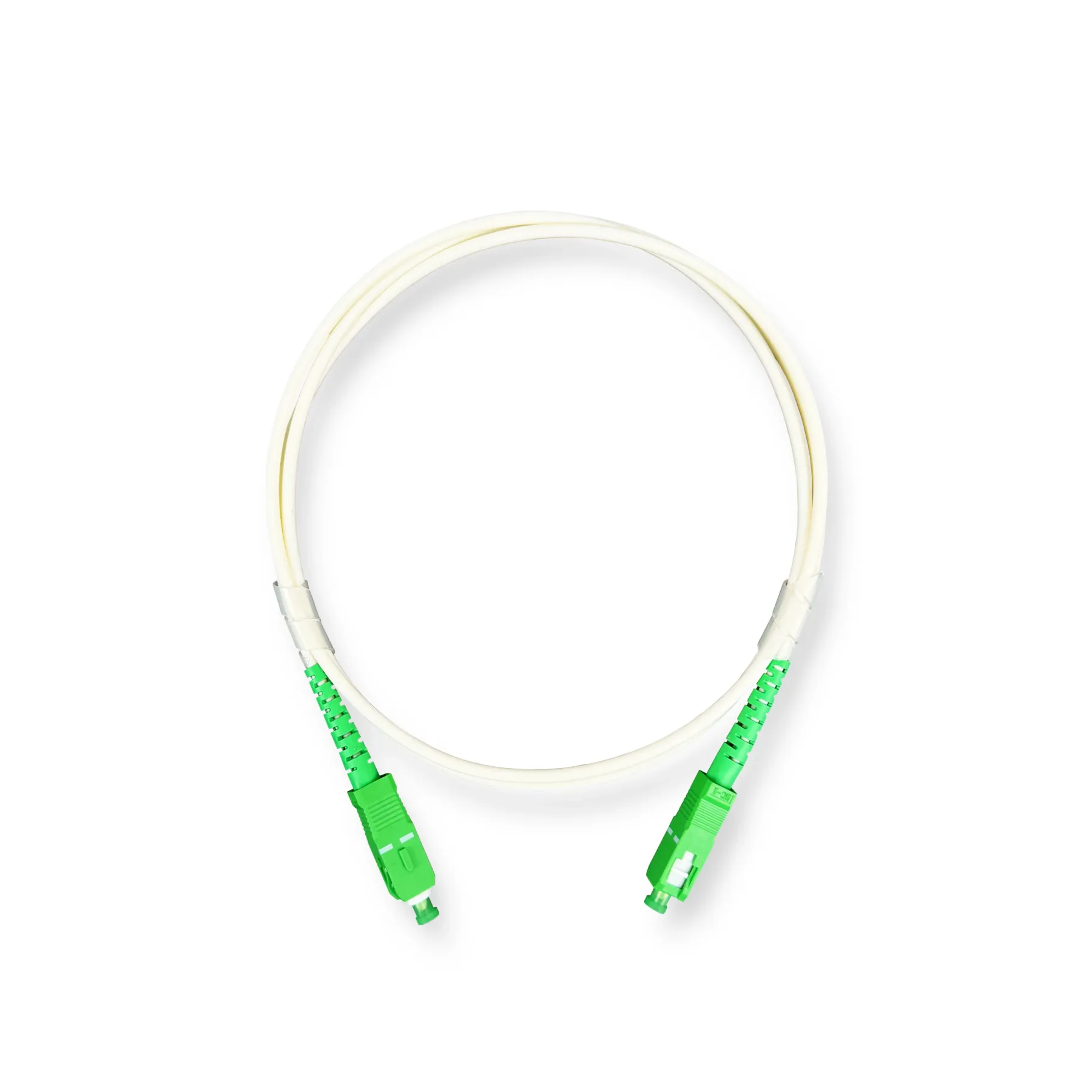 Hot Selling Simplex Fiber Optic Patchcord Jumper SC/APC-SC/APC 3.0MM G657A1 White Color