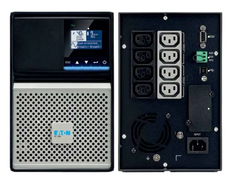 Eaton 5P Gen2 Battery Pack| Industrial Use Fast Charging & Rechargeable New Black for Servers Network Racks & Virtualization-boxintelecom