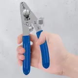 6-in-1 Multifunction Fiber Optic Stripper/Pliers/Wire Strippers FTTH Tools with 304 Stainl
