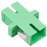 Single Core Fiber Optic Adapter Telecom Grade Optical Sc/Apc Coupler Flange Connector for 
