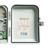 Wall Mount 4 8 12 16 24 Core Fiber Optic Termination Box Splitter Indoor/Outdoor FTTH with