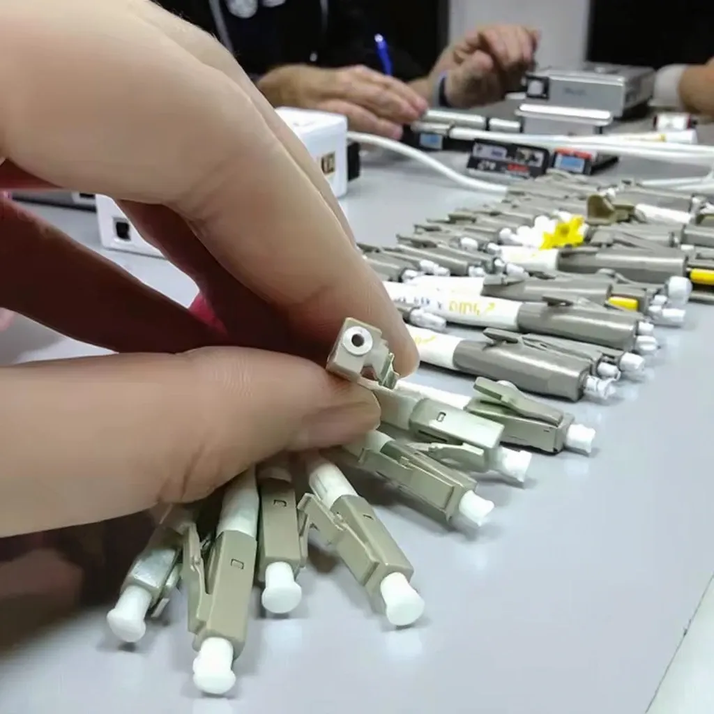 OM4 40 100Gb 50/125 Multimode LC/UPC Fiber Optic Cable with SC UPC Connector for Telecom F