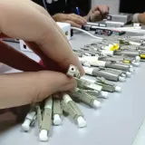 OM4 40 100Gb 50/125 Multimode LC/UPC Fiber Optic Cable with SC UPC Connector for Telecom F