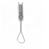 Aerial FTTH Metal SS201  Ss 304  Plastic Drop Cable Tensor Fiber Optic Cable Clamp