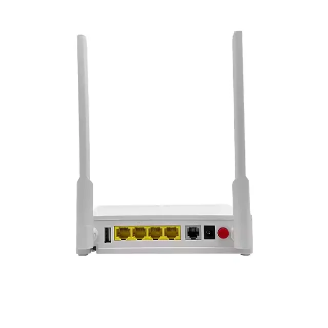 Best Selling F663N ONU ONT 1GE+3FE+TEL+USB+WIFI 1 Port GPON 2.4G Frequency 4G Network 1 Port GPON Router Fiber Optic Equipment-boxintelecom