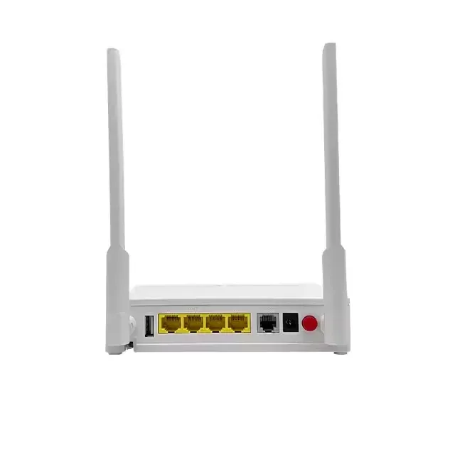 Best Selling F663N ONU ONT 1GE+3FE+TEL+USB+WIFI 1 Port GPON 2.4G Frequency 4G Network 1 Port GPON Router Fiber Optic Equipment-boxintelecom