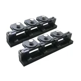 Singlemode 1060/1310/1550nm Black 3 Paddle Manual Mechanical Polarization Controller Green