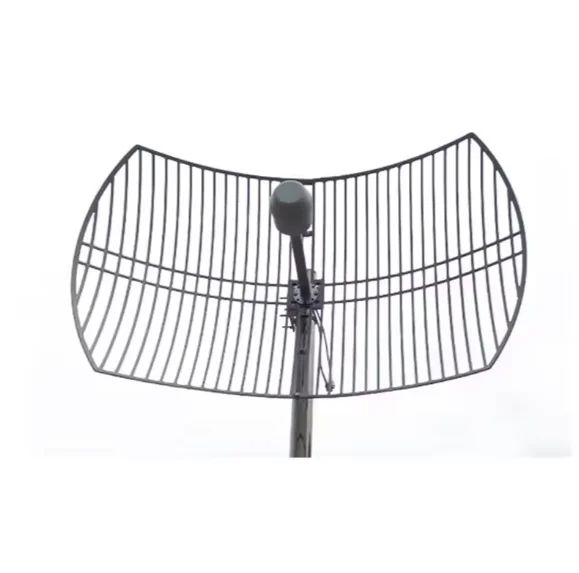 High Gain  24dBi 1700-2700MHz 3G 4G 5G Wimax Parabolic Antenna  Directional Grid Parabolic Antenna N Female-boxintelecom