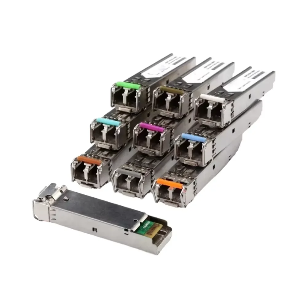 1.25G DWDM SFP Transceiver LC Duplex 100GHz ITU Grid C Band Optical Module with DDM for Gi