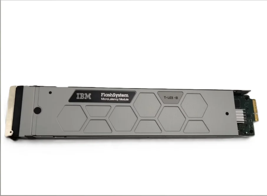 01EK163 FC AF3L 7.68TB NVMe Flash Module for FlashSystem 9100/9200/9500 with 01EK169 Tray