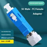 Single Mode Fiber Optic Adapter SC Male-FC Female Converter SC-FC Pigtail Coupler for FTTH