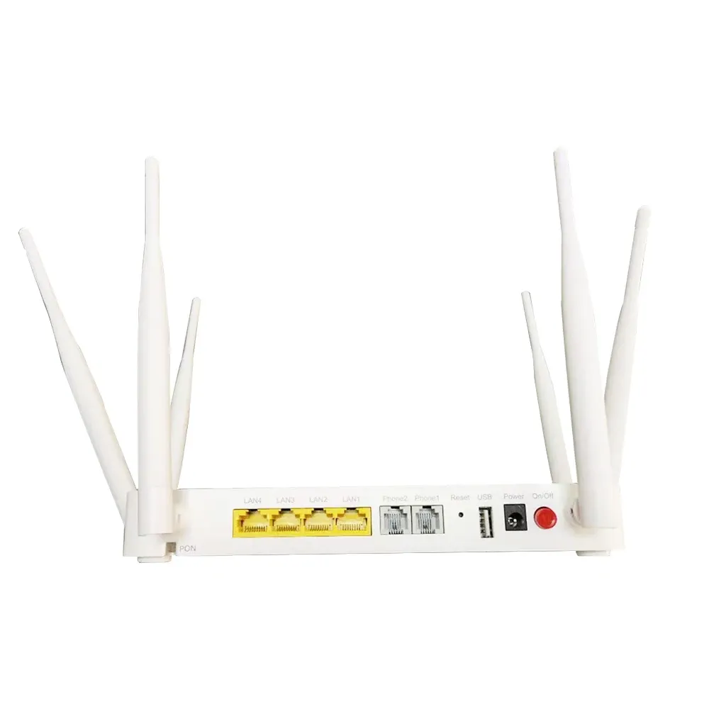 Original New 4GE+2POTS+High Dual Band WIFI GPON ONT ONU English firmware 6 antenna ZTE F680-boxintelecom