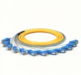 Singlemode Fiber Optic Patch Cord SC to FC/LC/ST Single or Duplex Jumper Cable Round to Sq
