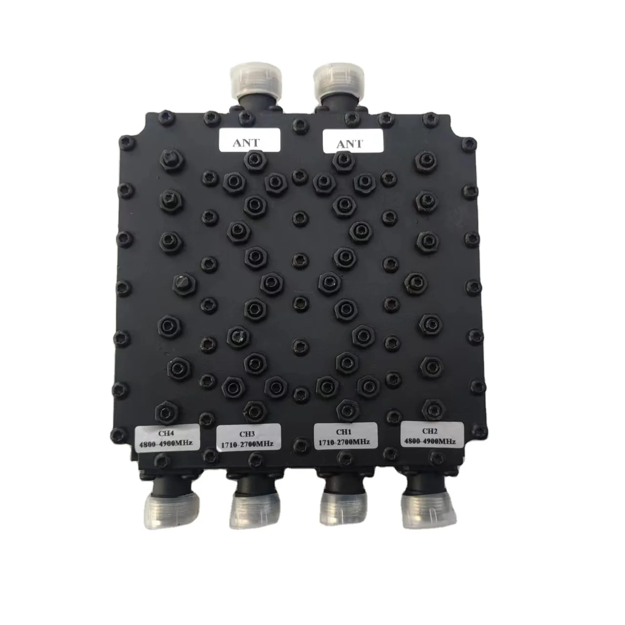 boxin Hot Sale 1710-3800MHz Low PIM RF Combiner Diplexer VHF With N-F For IBS DAS