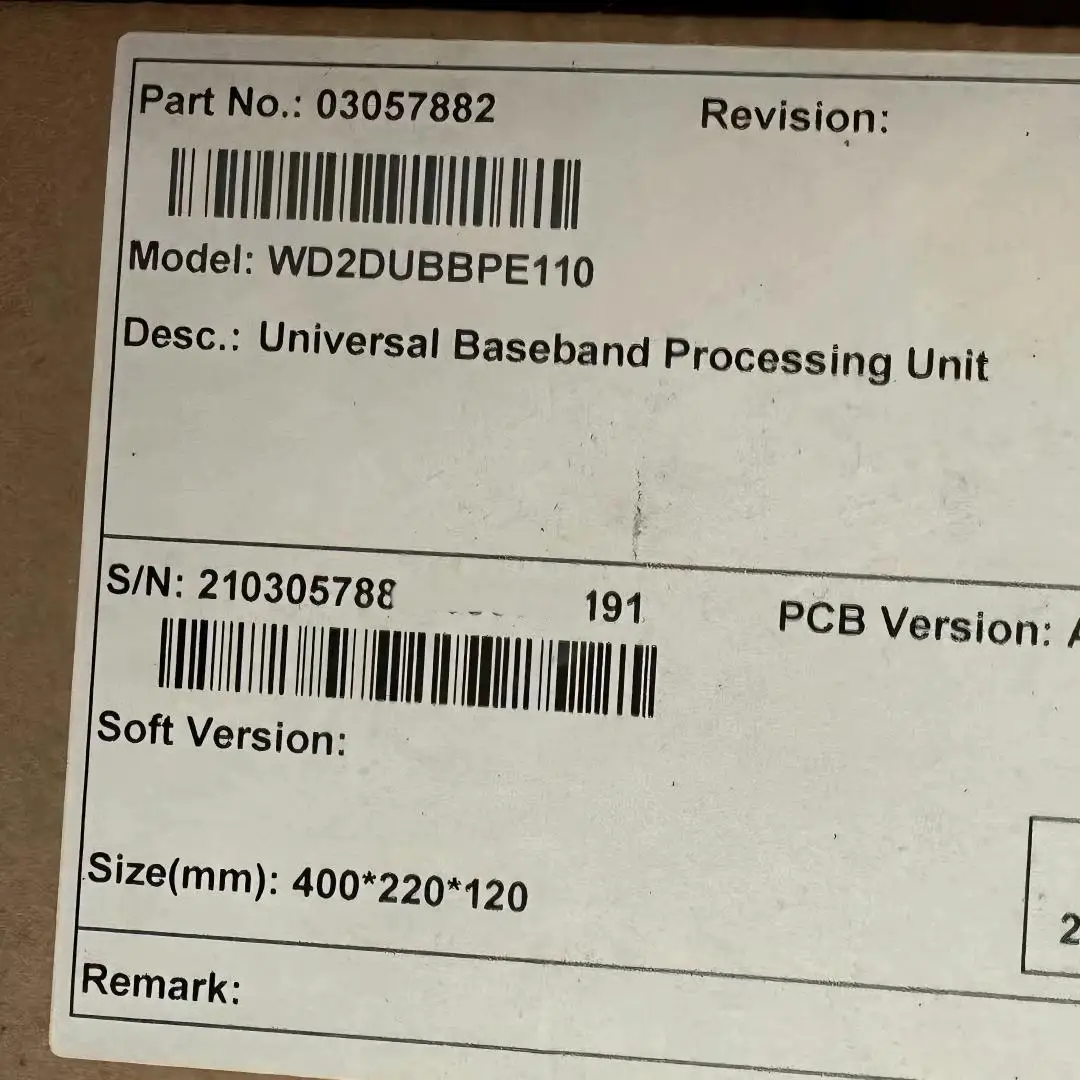 UBBPE11 Universal Baseband Processing Unit E11 WD2DUBBPE110 03057882 03050HBW 03050EEK