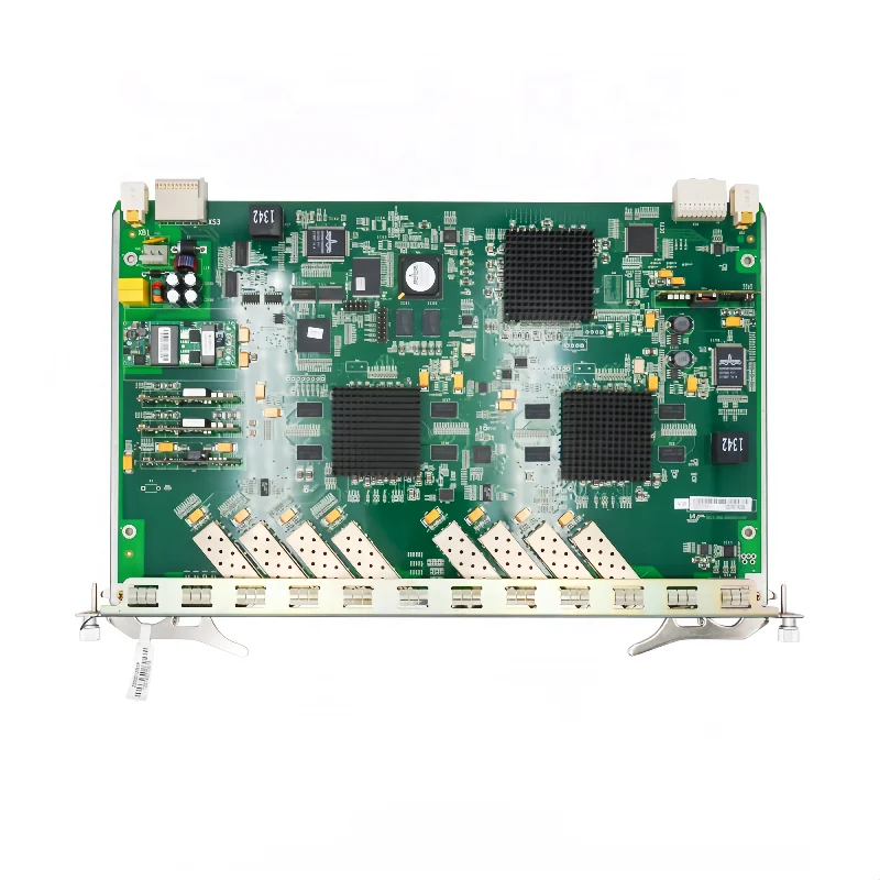 Gc8b 8 Ports EPON GPON Board B+ C+ C++ 1GE SFP Modules for AN5516-01/04/06 OLT SC/PC Interface Green Color-boxintelecom