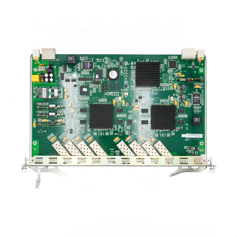Gc8b 8 Ports EPON GPON Board B+ C+ C++ 1GE SFP Modules for AN5516-01/04/06 OLT SC/PC Interface Green Color-boxintelecom