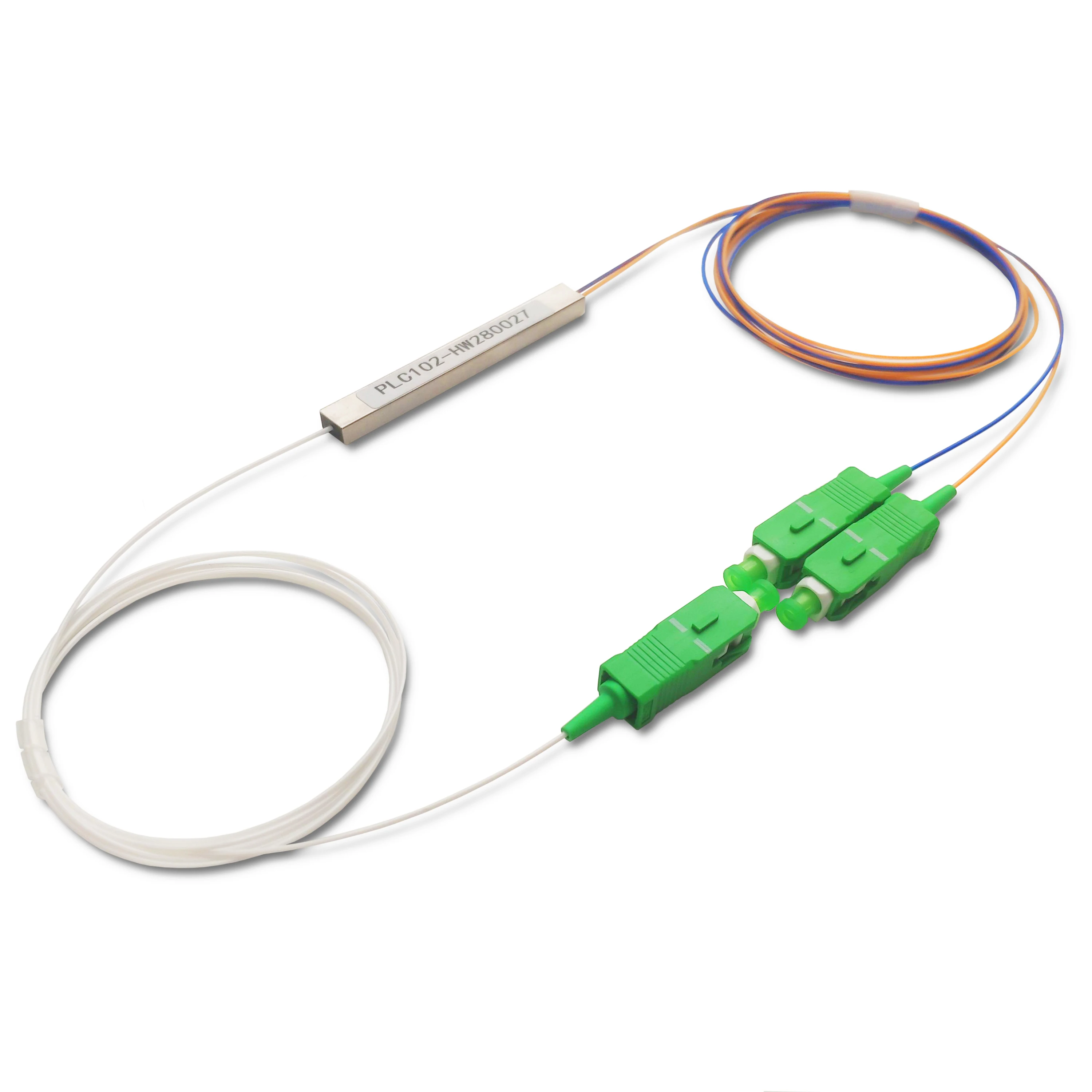 FTTH 1x2 SCAPC Single Mode PLC Splitter with POE/GSM Support Mini Type Fiber Optic
