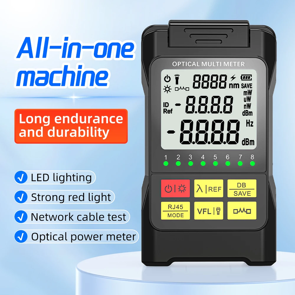 10 Wavelengths Optical Power Integrated Machine Optical Power Meter/red Light Source/network Testing/LED Lighting-boxintelecom