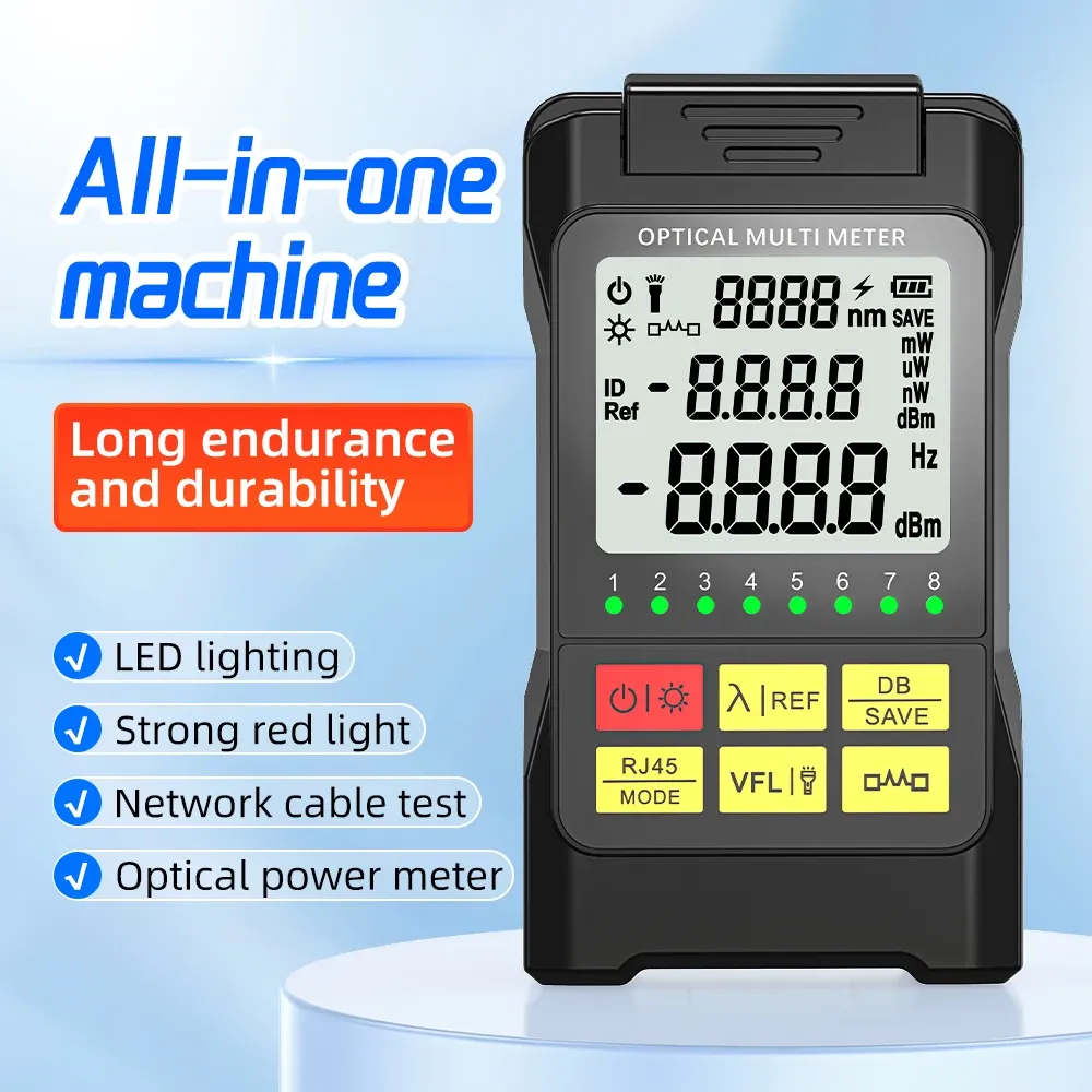 10 Wavelengths Optical Power Integrated Machine Optical Power Meter/red Light Source/network Testing/LED Lighting-boxintelecom