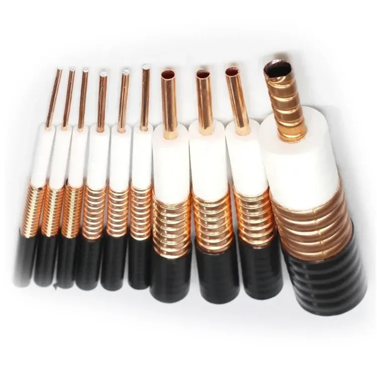 RF Feeder Cable Copper Aluminium Superflex 1/4" 3/8" 1/2" 7/8" 1 1/4" 1 5/8 50 Ohm Corruga