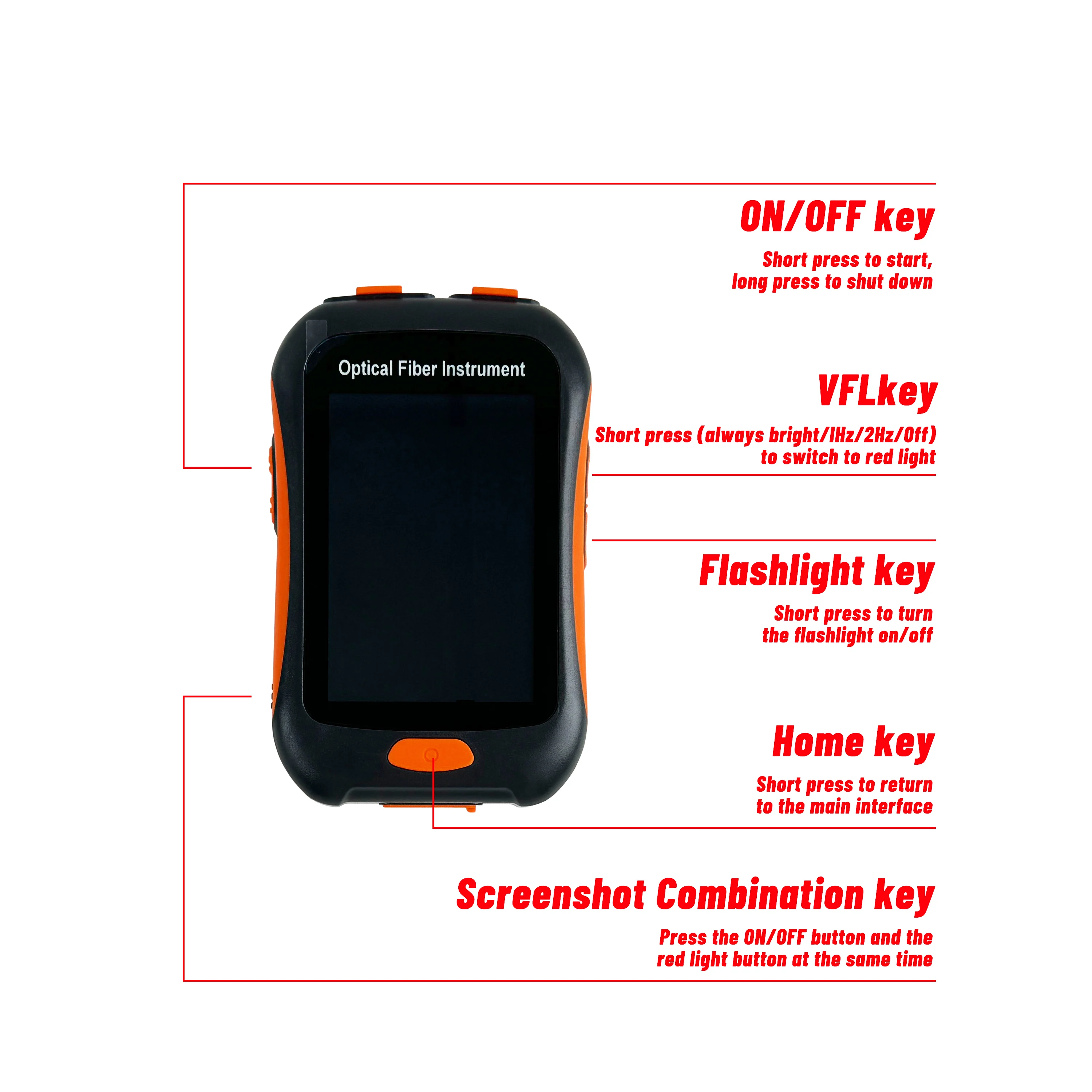 NK2800 MINI-OTDR FTTH Mini NK2800 Optical Light Test OTDR Optical Cable Fault Tester OTDR