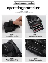 APT-DVP DVP-765 Fiber Optic Fusion Splicer FTTX Use DC 12V Power 1 Year Warranty