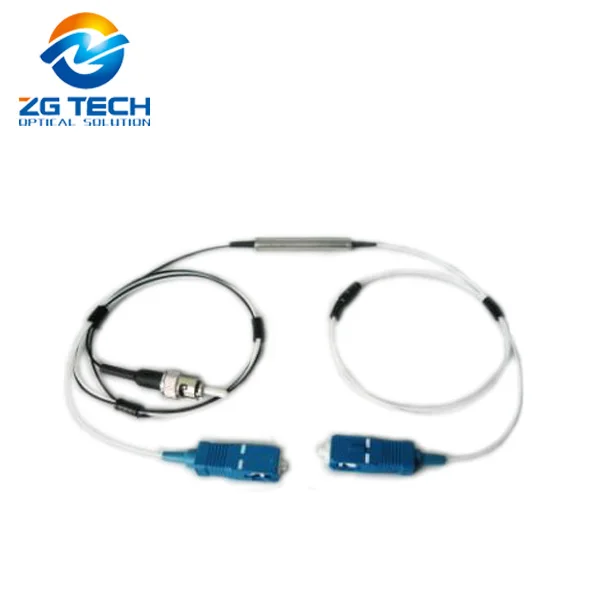 FTTH FWDW 1310nm 1490nm 1550nm PON WDM Filter with Optical Fibers 1x2 Port Configuration  ISO9001 Certified