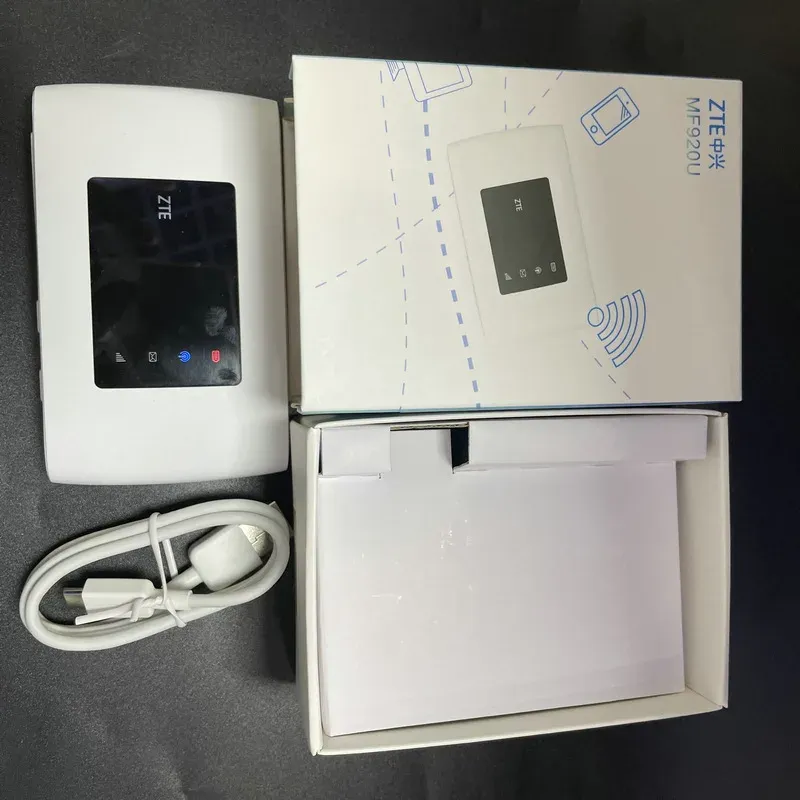 Brand New Unlocked ZTE MF920U LTE Ufi LTE CAT4 Mobile Router with two antenna port ZTE MF920U-boxintelecom