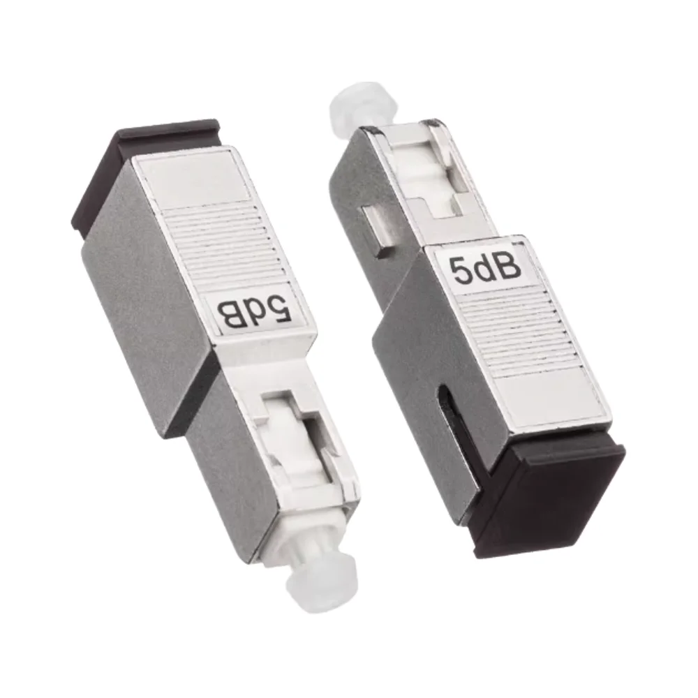Single Mode Optical Fiber Attenuator 0-30dB SC/UPC Male-Female Coupler Adapter with Flange Used for FTTH 3G Networks-boxintelecom