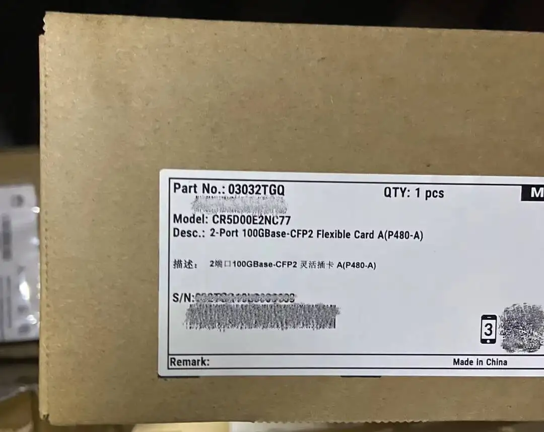 In Stock 2-Port 100GBase-CFP2 Flexible Card A 03032TGQ CR5D00E2NC77 1