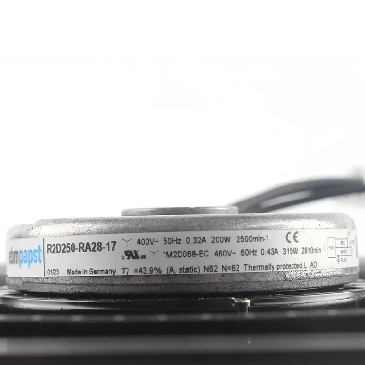 New Original ebmpapst Fan R2D250-RA28-17 400V Inverter Fan-boxintelecom