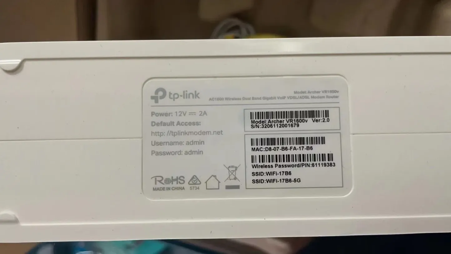 New for Tp-link Archer AC1600 4g Wifi Wireless Gigabit ADSL NBN Router