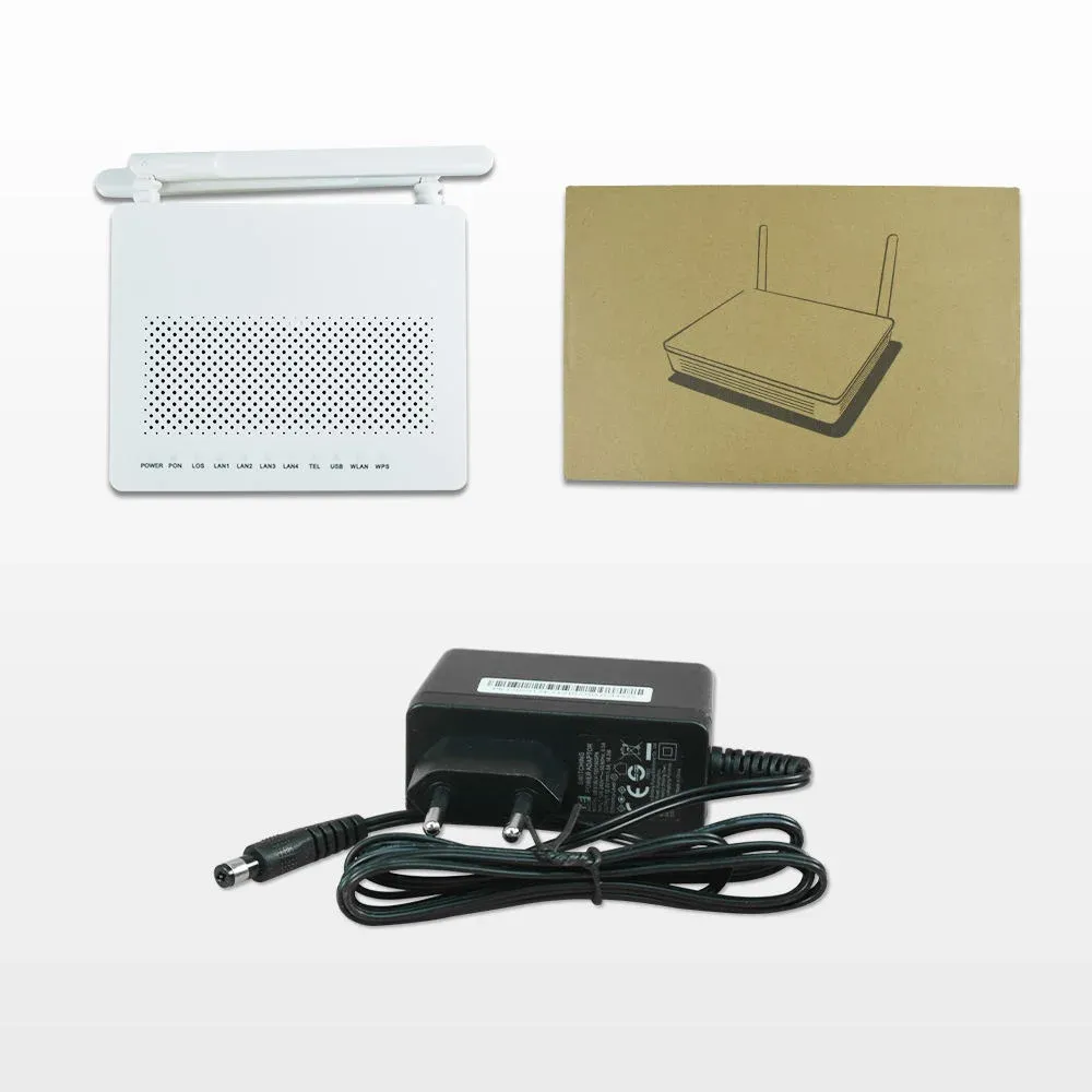 HG8546M Gpon Xpon Modem 1GE+3FE+TEL+USB 2.4G 5dbi Wifi Fiber Optic Network ONU ONT-boxintelecom