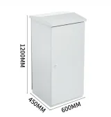 Outdoor Network Communication Cabinet Wall Mounted Floor Standing 42U 38U 32U Stainless St