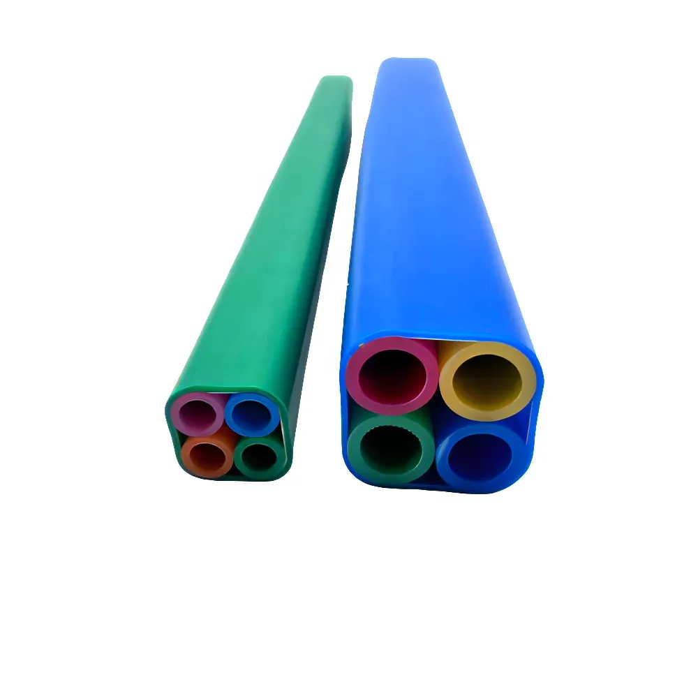 HDPE Microduct Tube Bundle 4-Ways 7/3.5mm with 1.2mm PE Outer Sheath for Fiber Optic Cable Installation-boxintelecom