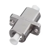Single-Mode LC Fiber Adapter Metal Flange Single-Core Telecom Grade Coupler