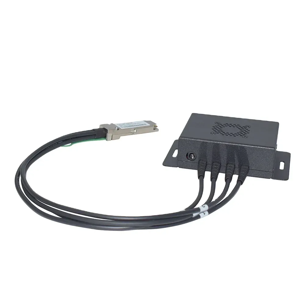 40G QSFP+ Extender to SFP+ Adapter Module Box Breakout to SFP+ Cage qsfp to qsfp cage with eeprom on the cage side-boxintelecom