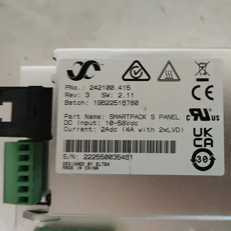 Eltek Smartpack S Controller Panel Mount for 12V 24V 48V 60V DC Power Systems P/N 242100.415-boxintelecom