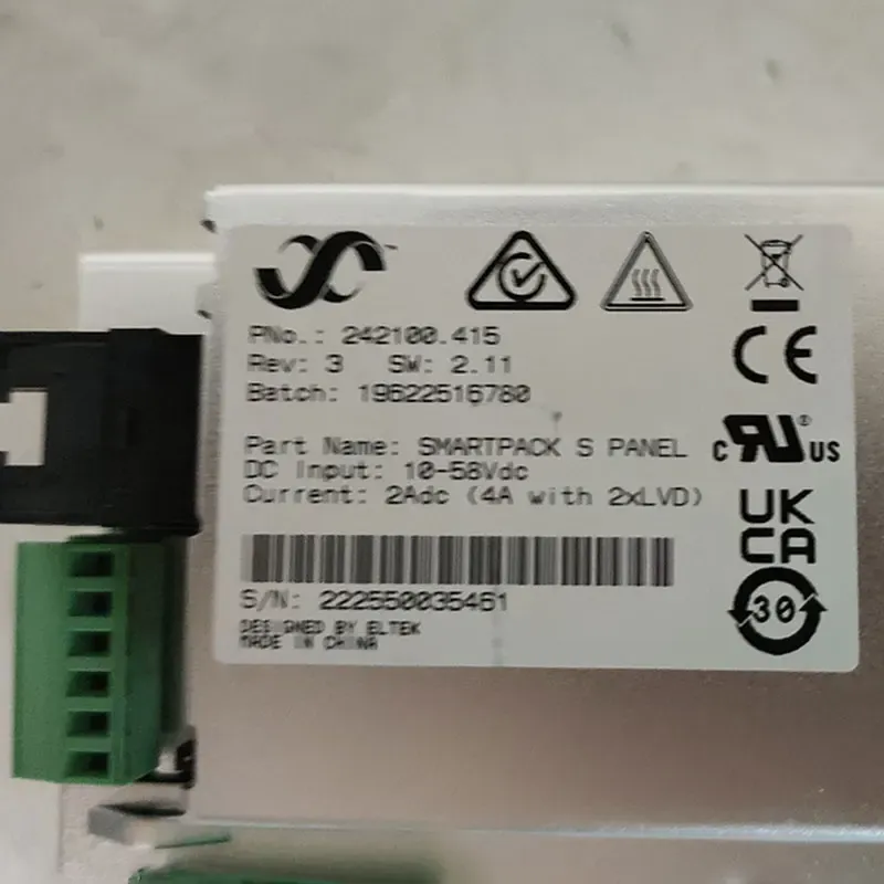 Eltek Smartpack S Controller Panel Mount for 12V 24V 48V 60V DC Power Systems P/N 242100.415-boxintelecom