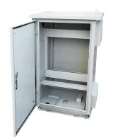 Durable Outdoor Integrated Steel Network Cabinet Shell IP55 Weather Resistant Electronics 
