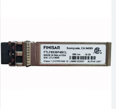 FTLX8536P4BCL SFP+ Transceiver Module 16Gbps 850nm 100m Multimode LC Duplex with DOM for SAN & Data Center-boxintelecom