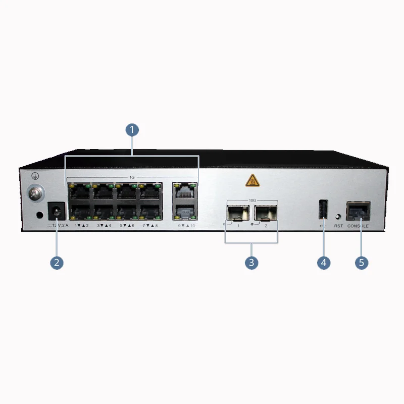 HW AC6507S 02351YTW access point outdoor 10*GE ports, 2*10GE SFP+ ports WLAN Access Controllers 0