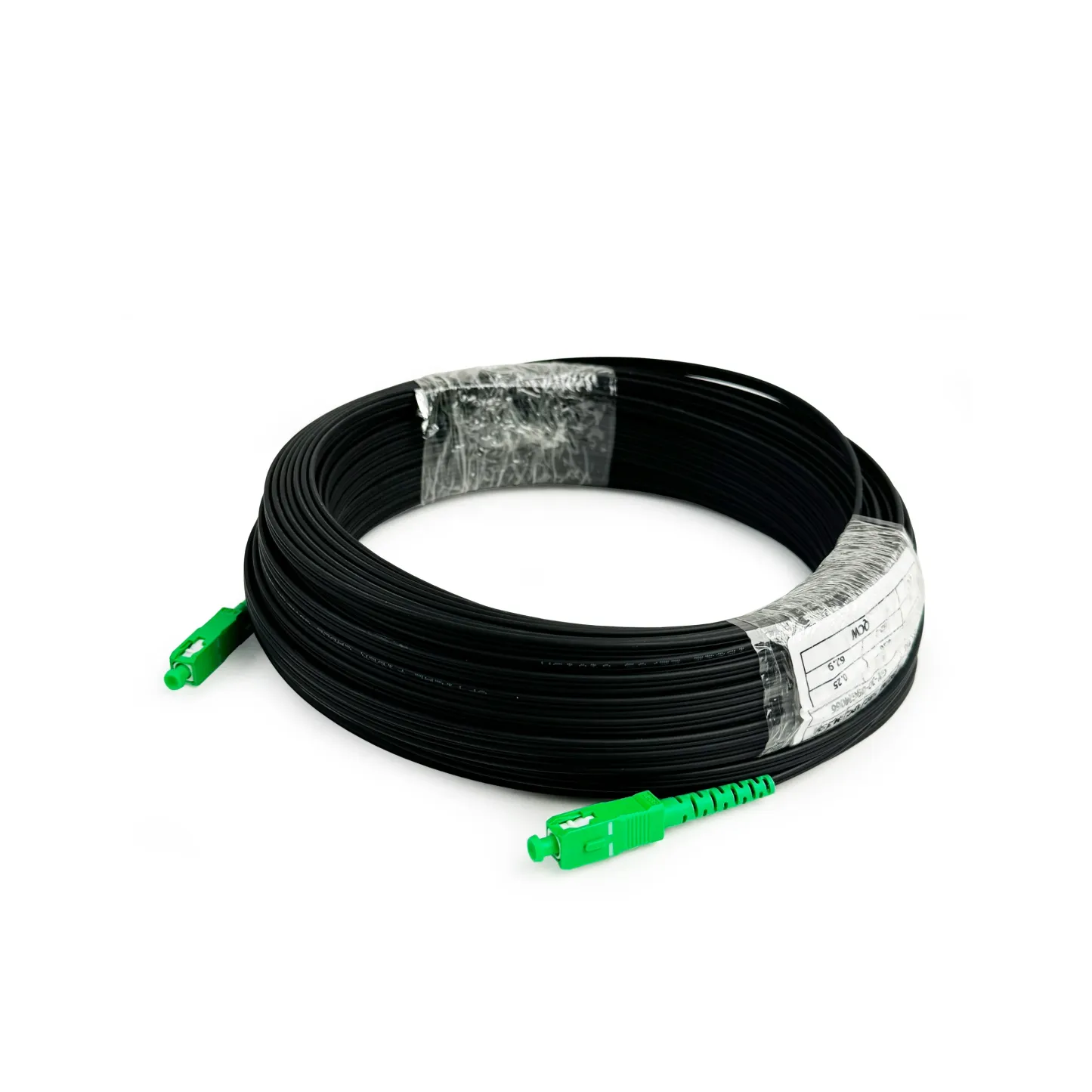 Qingdao APT Factor Price Manufacturing 3m~250m Drop Cable Fiber Optic  SC/APC SM G657A1 Outdoor Patch Cord-boxintelecom