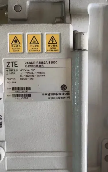 New OR USED original package ZTE ZXSDR R8862A S1800 B6B ZTE RRU 8862A S1800 Small Cell-boxintelecom